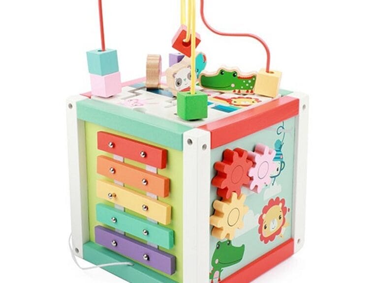 Fisher Price 5in1 Houten Activiteitenkubus