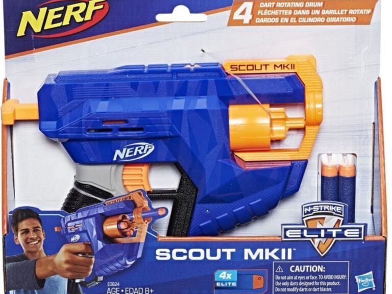 Nerf N-Strike Elite Scout MKII + 4 Darts