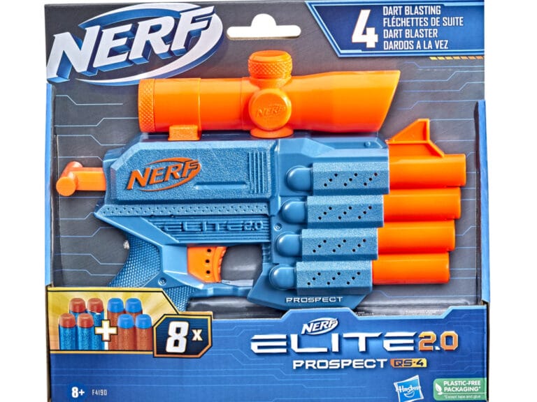 Nerf Elite 2.0 Prospect QS-4 Blaster + 8 Darts