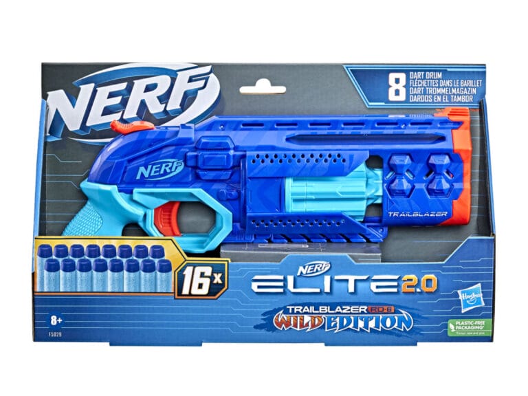Nerf Elite 2.0 Trailblazer RD 8 Wild Edition Blaster + 16 Darts