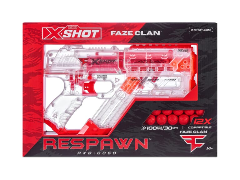 Zuru X-Shot Faze Clan Respawn RXB 0060 Blaster + 12 Balletjes