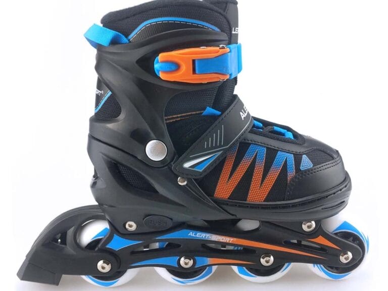 Alert Inline Skates Maat 35-38 Zwart/Blauw/Oranje