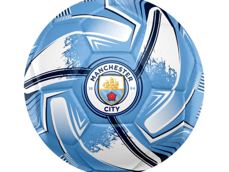 Voetbal Manchester City Maat 5 Blauw/Wit/Zwart