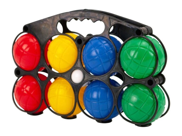 Alert Jeu De Boules Set met 8 Kunststof Ballen