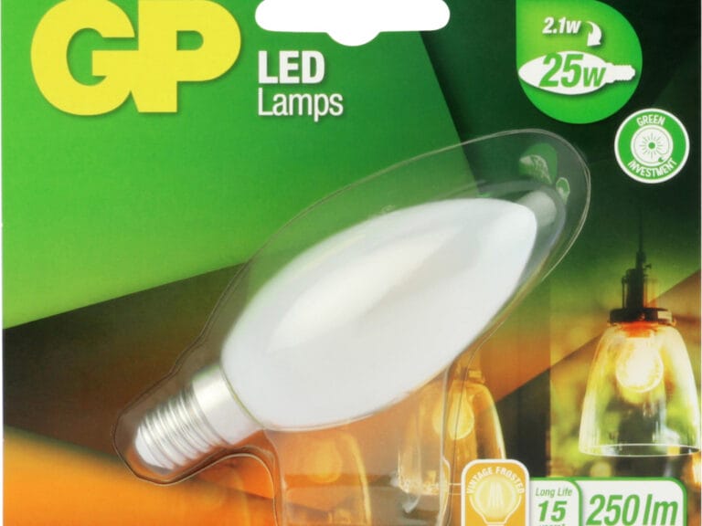 GP Lighting Gp Led Min.candle Fil.2.5w E14