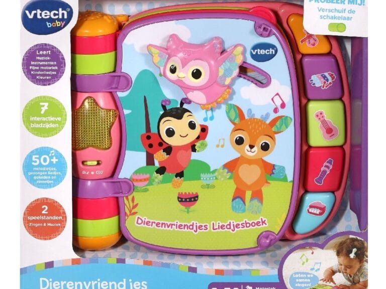 VTech Dierenvriend Liedjesboek + Licht en Geluid Roze