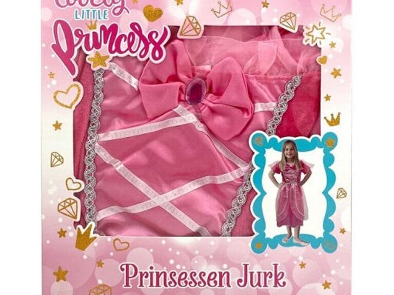 Prinses Verkleedjurk 5-7 Jaar Roze