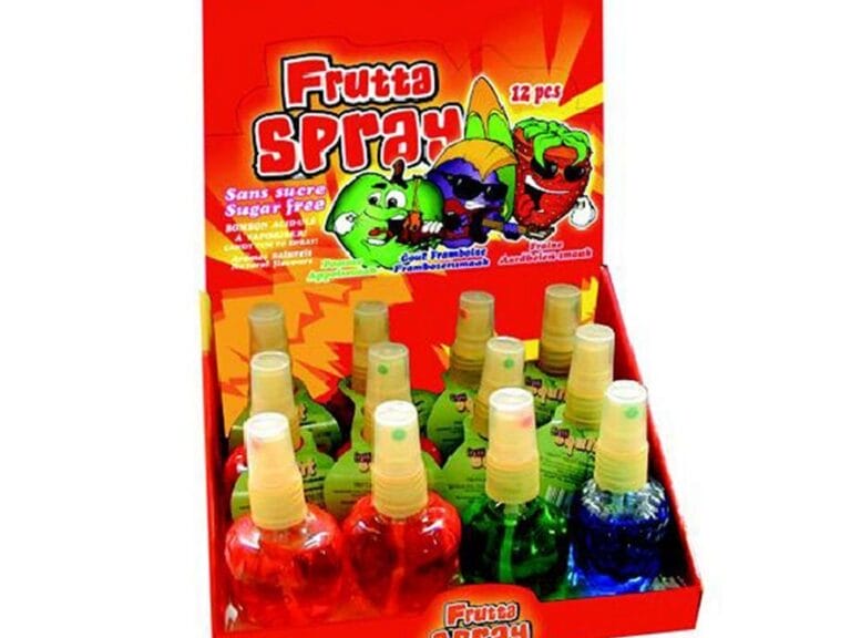 Snoep Frutta Spray Assorti Display 12 Stuks