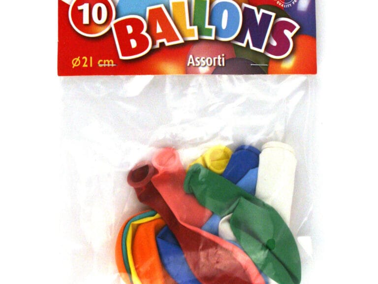 Globos Vrolijk Gekleurde Ballonnen 10 Stuks 21 cm Assorti