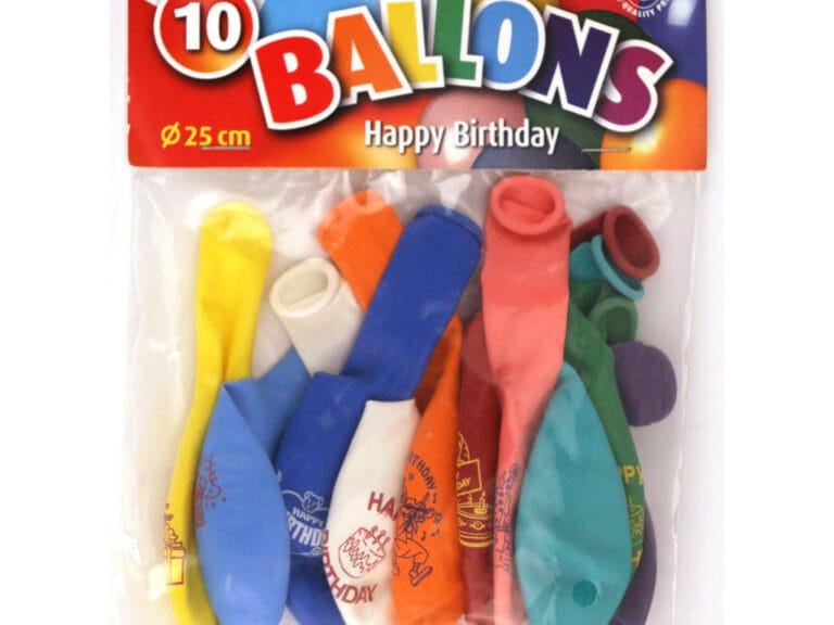 Globos Happy Birthday Ballonnen 10 Stuks