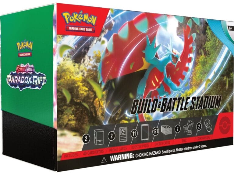 Pokémon TCG SV04 Paradox Rift Build & Battle Stadium Box