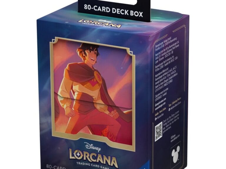 Ravensburger Disney Lorcana Deck Box Aladdin 80 Kaarten