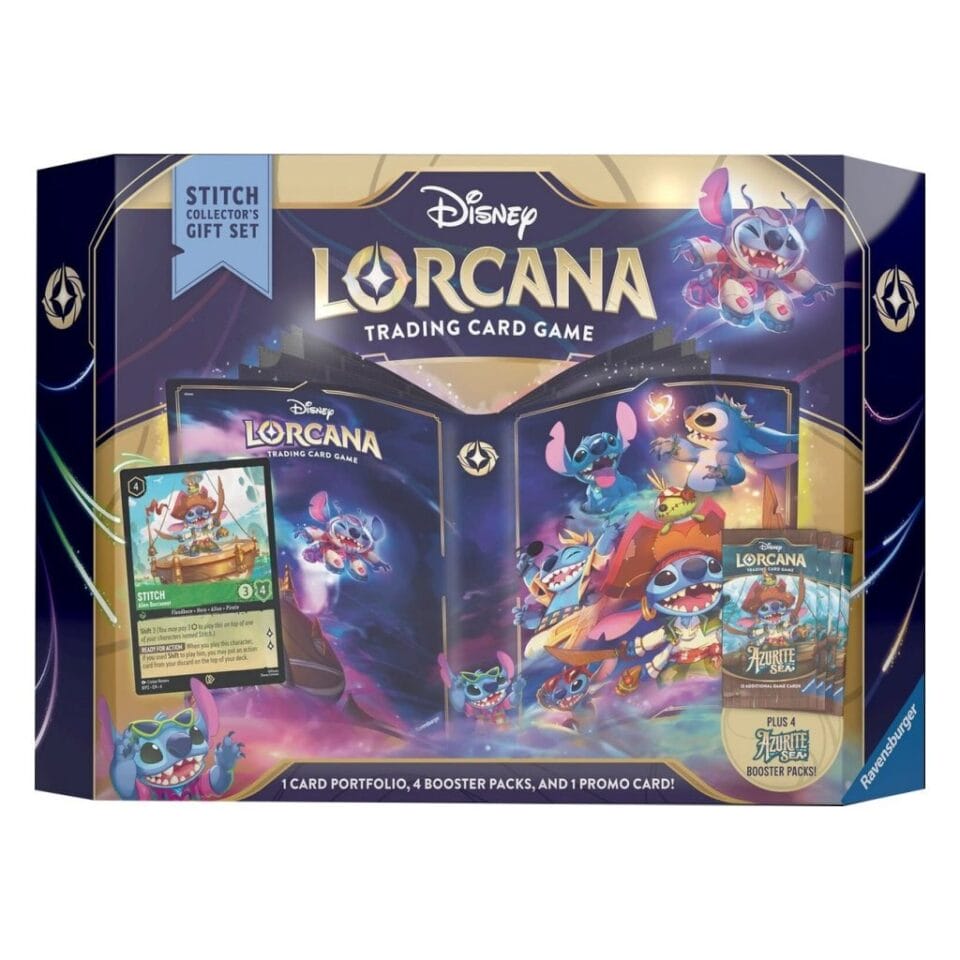 Ravensburger Lorcana Azurite Sea Stitch Collector's Gift Set