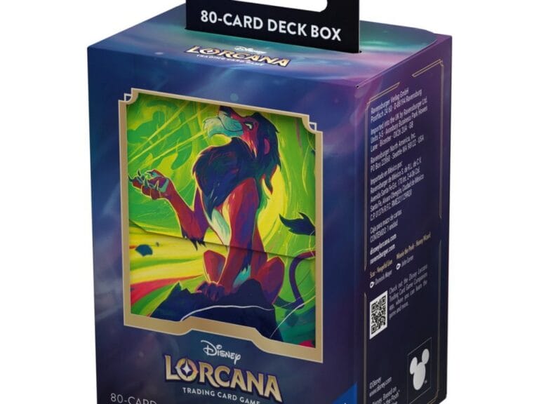 Ravensburger Disney Lorcana Deck Box Scar 80 Kaarten