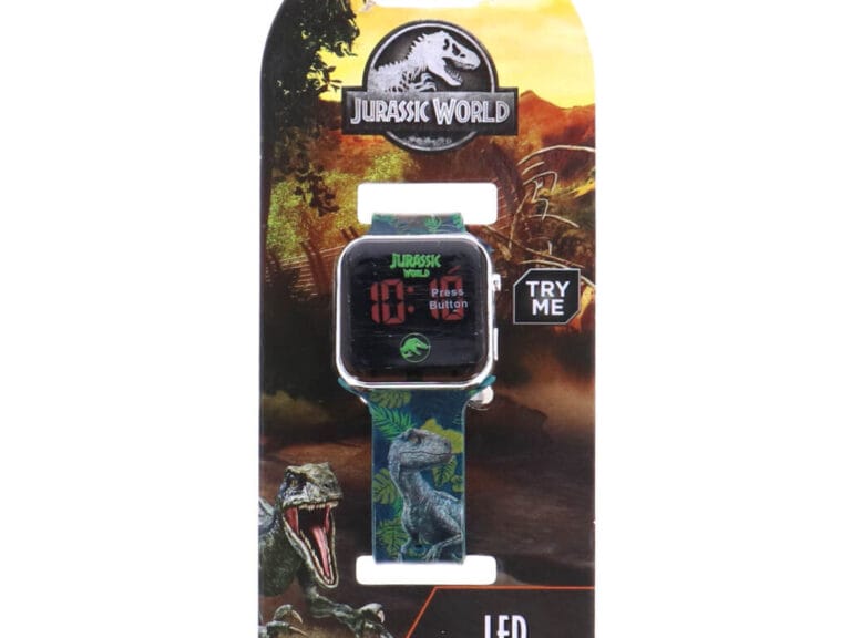 Jurassic World LED Horloge Groen