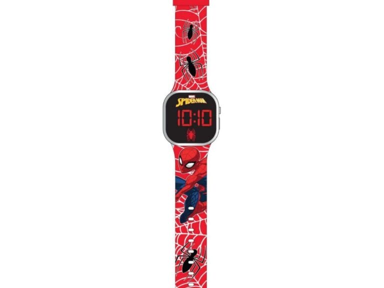 Spiderman LED Horloge Rood