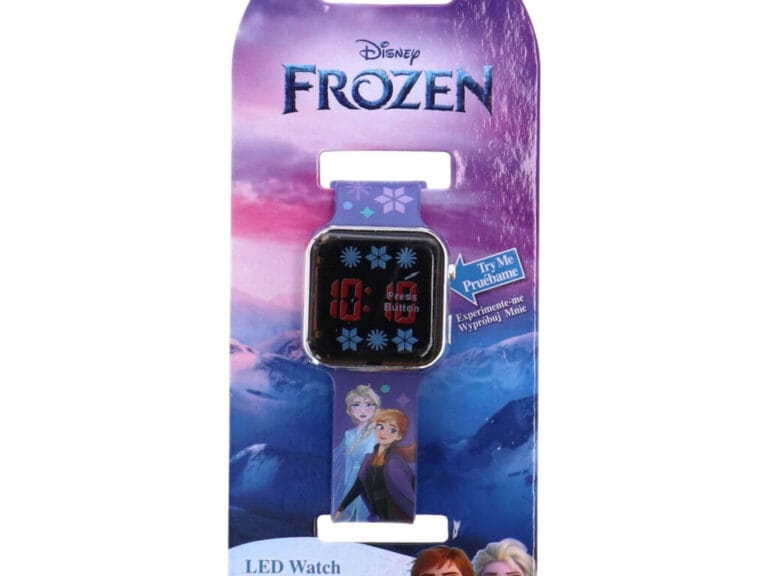 Disney Frozen LED Horloge Paars