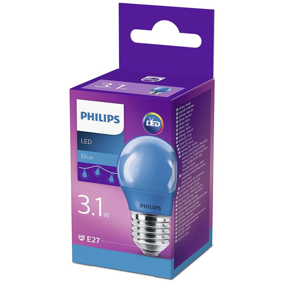 Philips Led Colorood Blue P45 E27