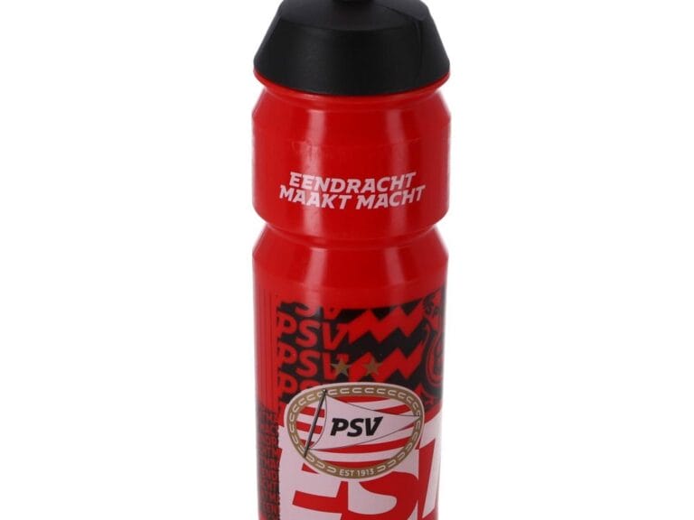 Bidon PSV Blokken 750 Ml Rood/Zwart