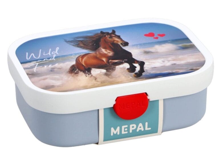 Mepal Lunchbox Campus Wild Horse Wit/Blauw