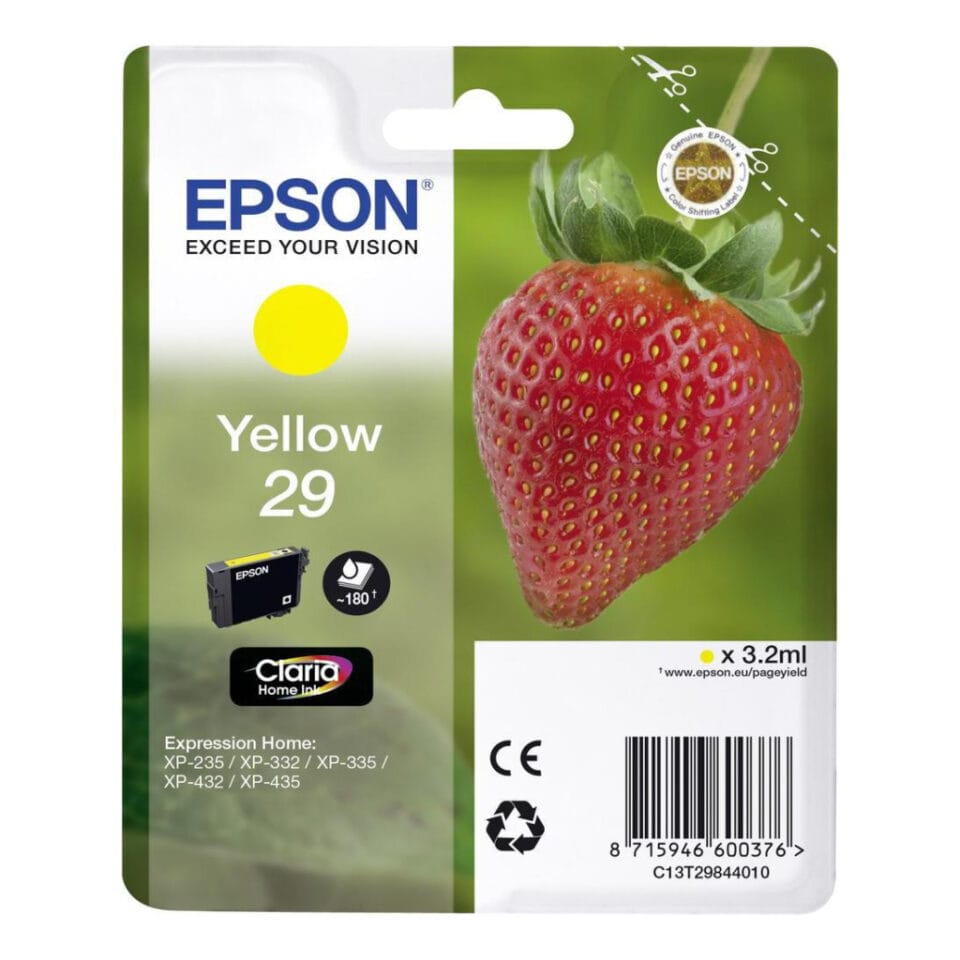 Epson T298440 Origineel Geel 3