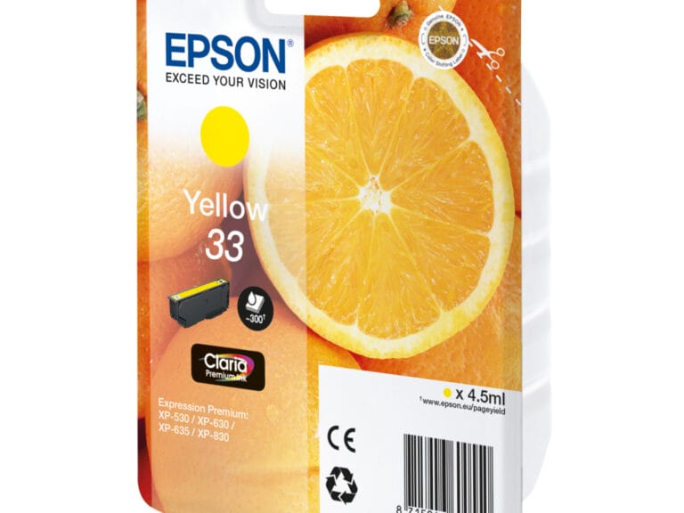 Epson T334440 Origineel Geel 4