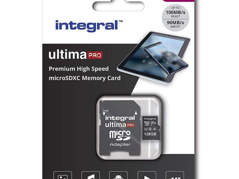 Integral Micro-sdxc V30 100/90mb 128gb