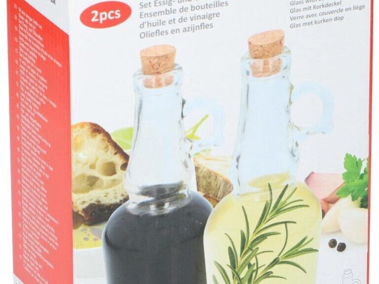 Alpina Olie&Azijn Fles 250ml Glas 2-delig