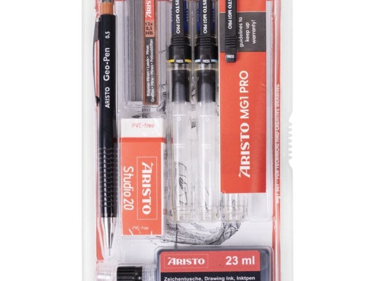 Aristo AR-64156 Tekenpen Set MG1 PRO 0.1/0.3/0.5 mm 8-delig