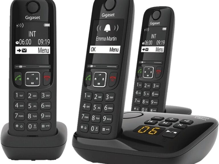 Gigaset AS690AR Trio DECT Telefoon Zwart