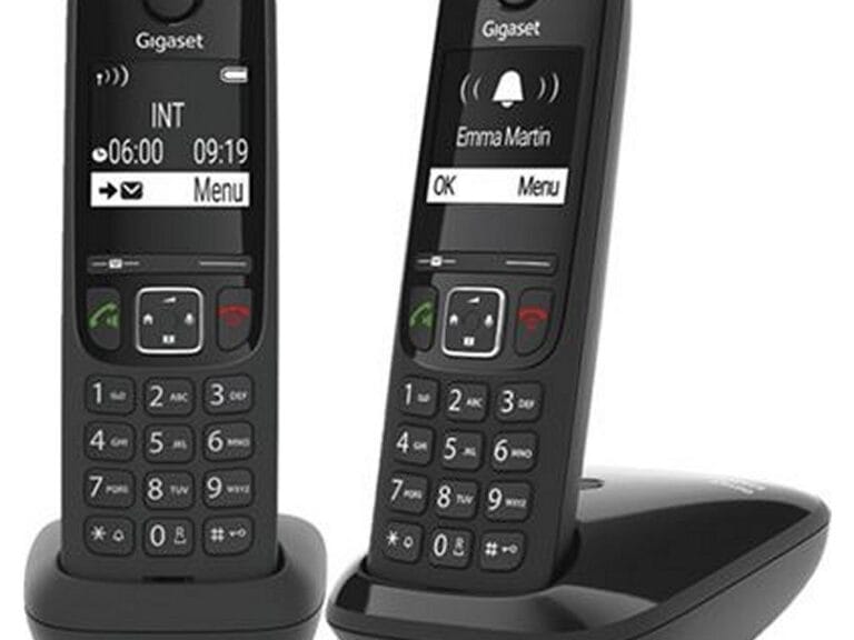 Gigaset AS690R Telefoons 2 Stuks Zwart