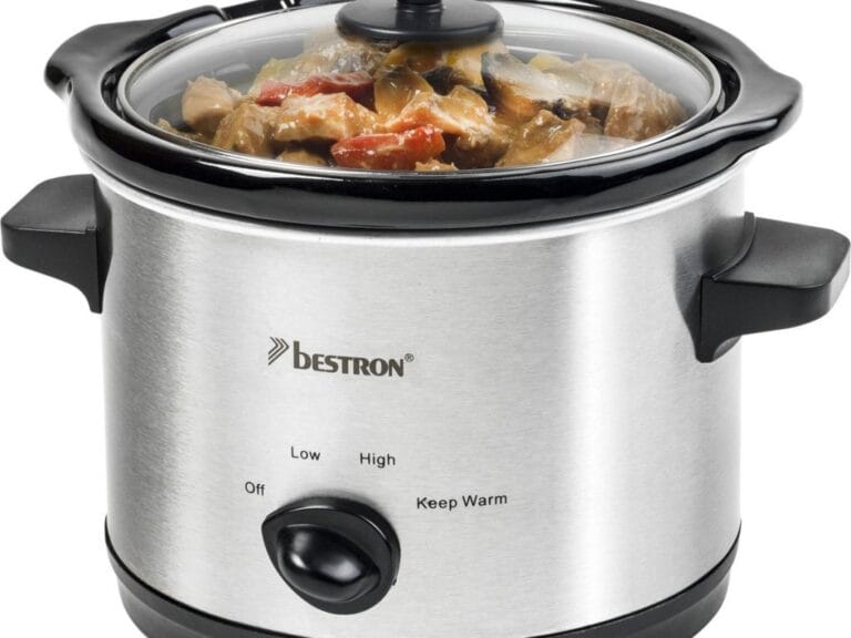 Bestron ASC150 Slowcooker 1.5L RVS/Zwart