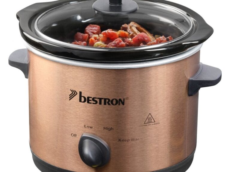 Bestron ASC150CO Slowcooker 1.5L Koper/Zwart