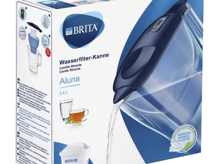 Brita Aluna Waterfilterkan 2.4L Blauw/Transparant