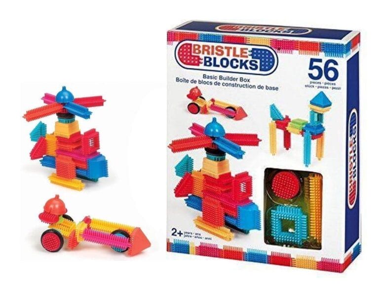 Bristle Blocks Box met 56 Stuks