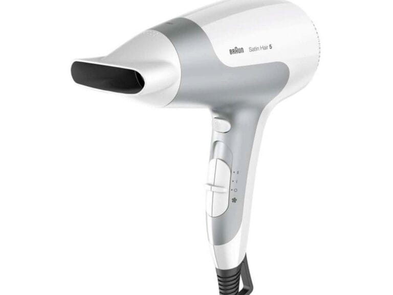 Braun BRHD580E Satin Hair 5 Power Perfection Haardroger 2500W Wit/Zilver