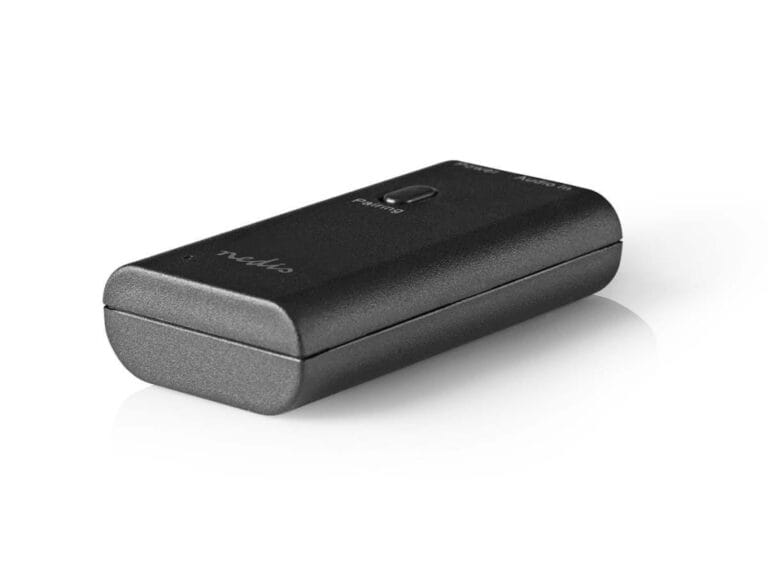Nedis BTTR100BK Draadloze Audiozender Bluetooth® Maximaal 2 Hoofdtelefoons Zwart
