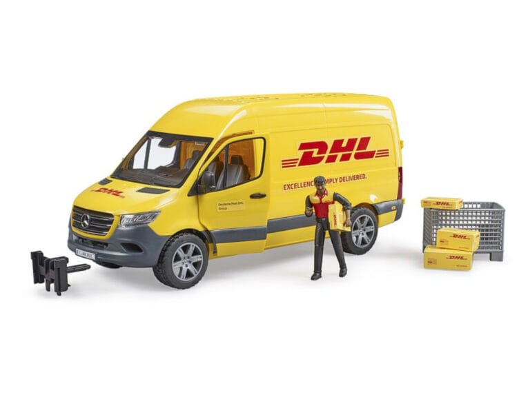 Bruder 02671 DHL MB Sprinter + Bestuurder en Assecoires