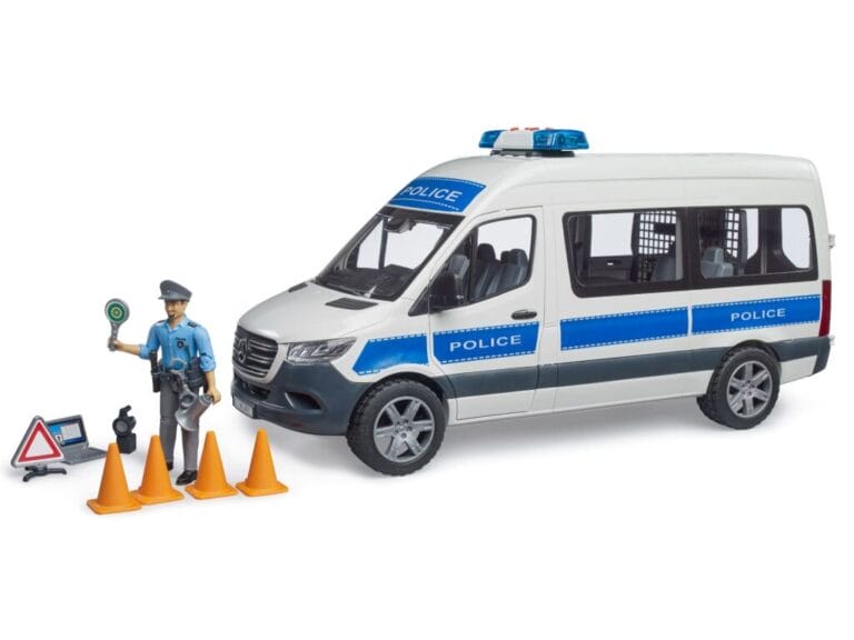 Bruder 02683 MB Sprinter Politiehulpvoertuig + Licht- en Geluidsmodule