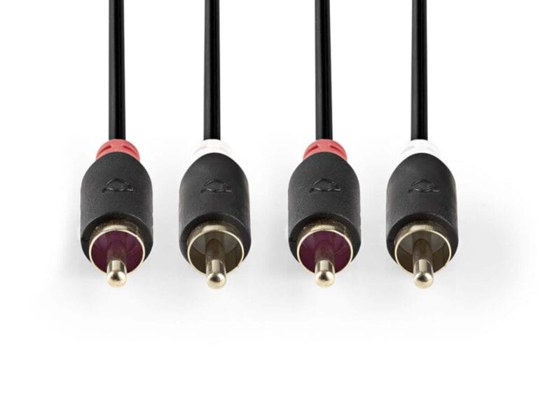 Nedis CABW24200AT10 Stereo Audiokabel 2x Rca Male - 2x Rca Male 1