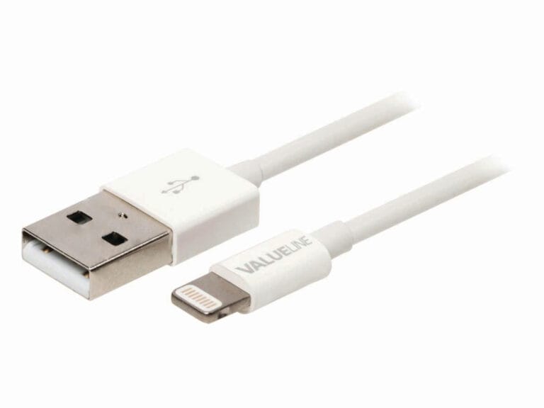 Nedis CCGB39300WT10 Sync And Charge-kabel Apple Lightning - Usb-a Male 1