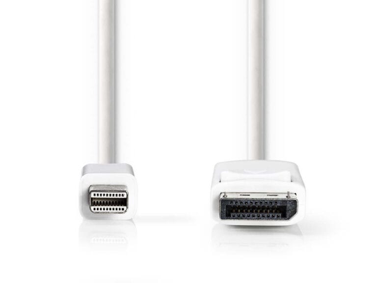 Nedis CCGP37400WT20 Mini-displayport - Displayport-kabel Mini-displayport Male - Displayport Male 2