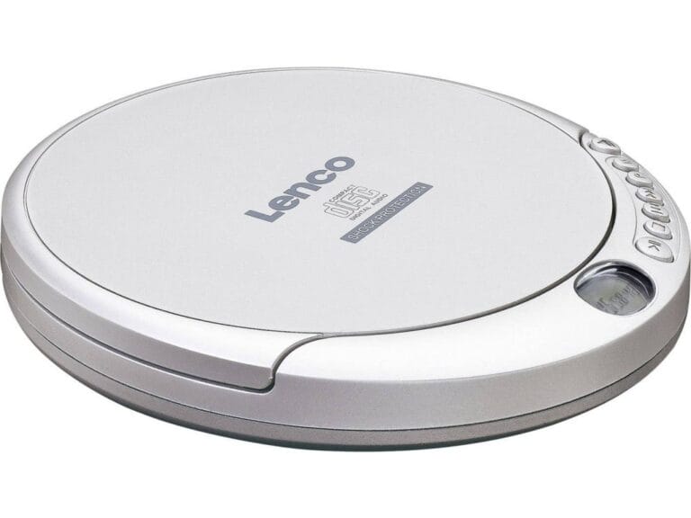 Lenco CD-201 Portable CD-Speler met MP3 Zilver