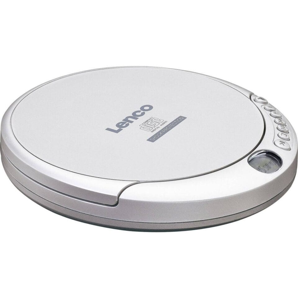 Lenco CD-201 Portable CD-Speler met MP3 Zilver