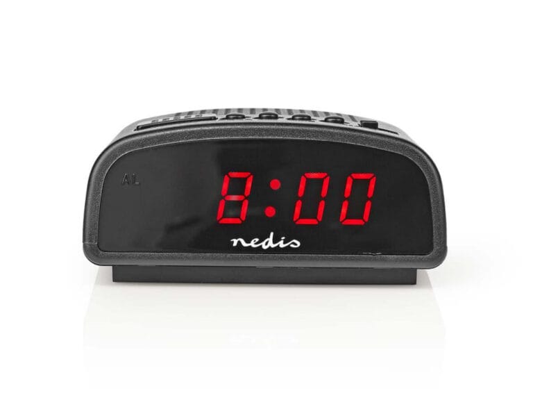 Nedis CLDK008BK Digitale Alarmklok Led Van 0