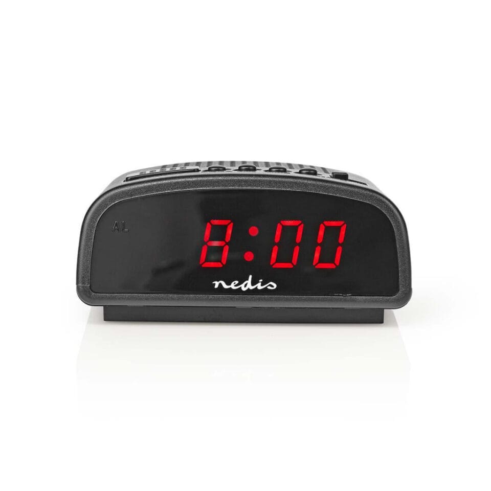 Nedis CLDK008BK Digitale Alarmklok Led Van 0