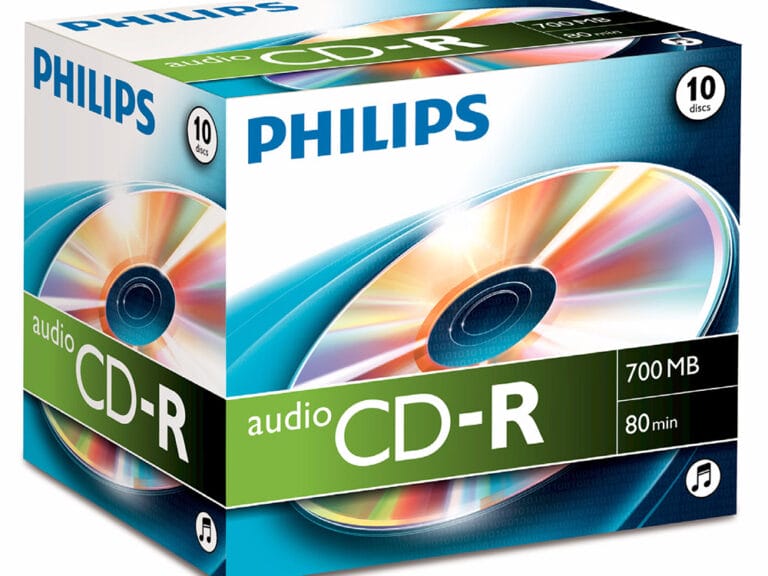 Philips CR7A0NJ10 CD Recordable 700MB 10 Stuks