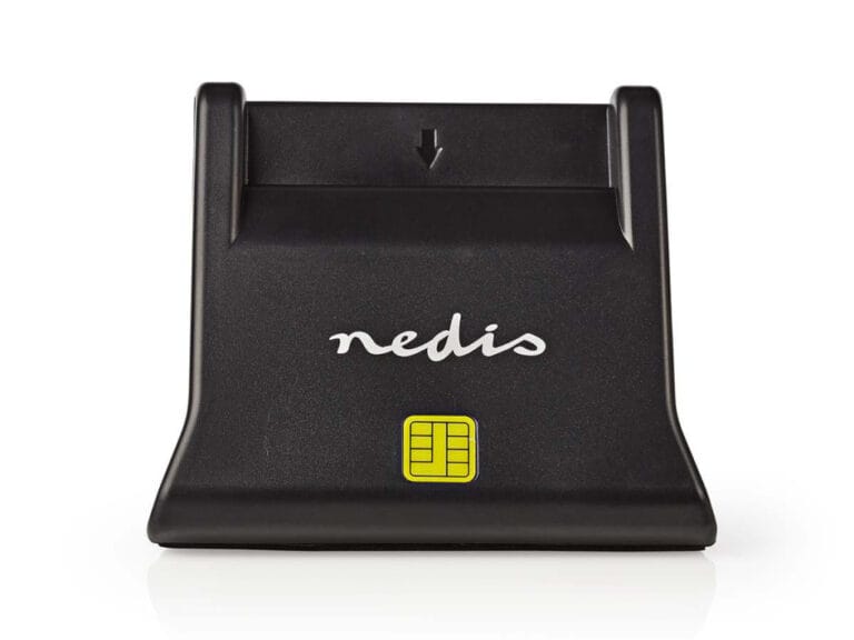 Nedis CRDRU2SM3BK Smartcard Reader Usb 2.0 Desktop Model Black