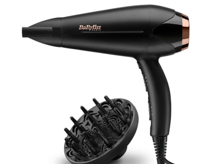 Babyliss D570DE Turbo Shine Föhn 2200W Zwart/Rosé