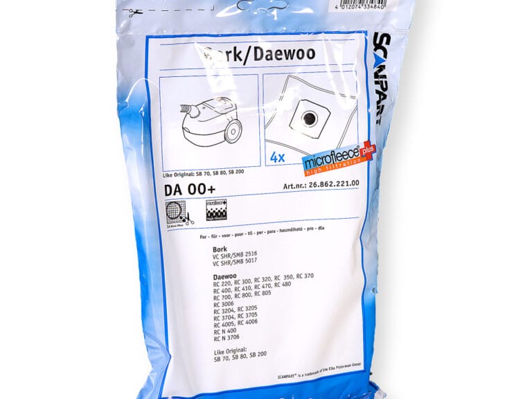 Scanpart Da00 en Microfleese Stofzak Daewoo Sb70/80 Micro